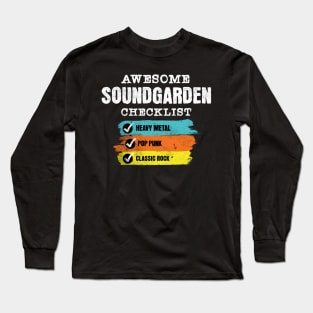 Awesome Sound checklist Long Sleeve T-Shirt